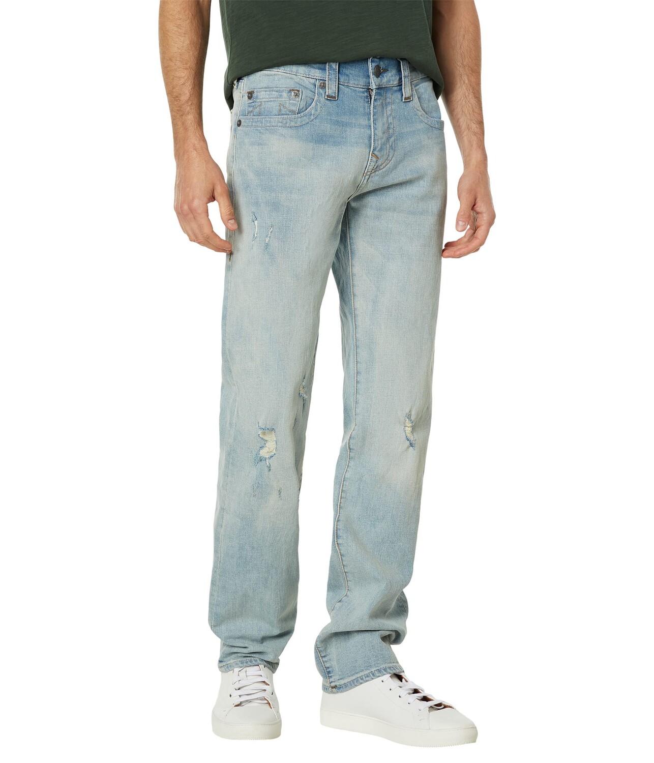

Джинсы True Religion, Ricky Single Destroy in Light Wash