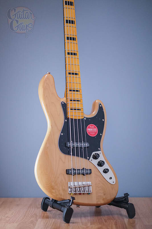 

Squier Classic Vibe 70's Jazz Bass V MN Натуральный