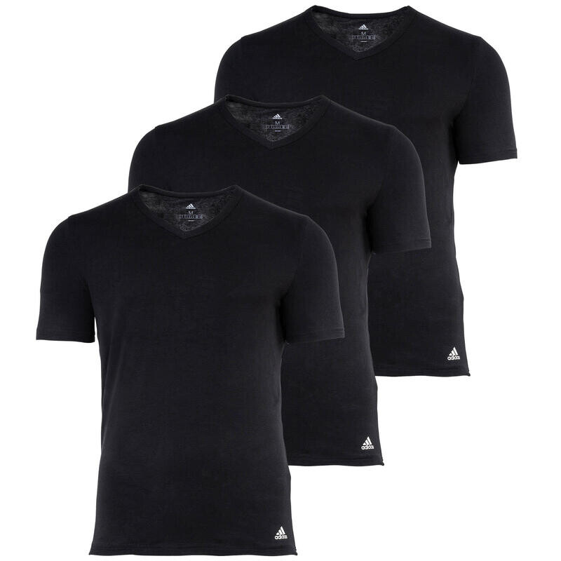 

Футболка мужская упаковка 3 шт. Удобная посадка. ADIDAS, цвет weiss