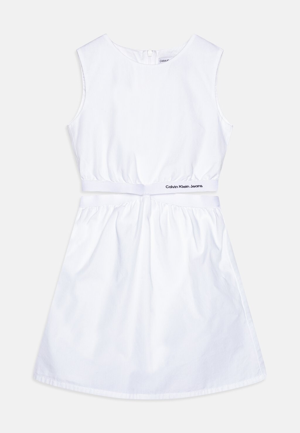 

Летнее платье Minimalistic Tape Dress Calvin Klein Jeans, цвет bright white