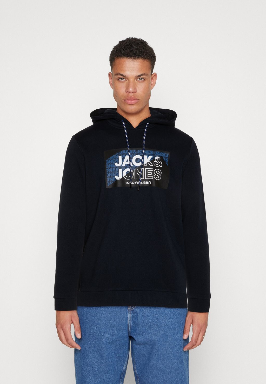 

Худи Jack & Jones, темно-синий