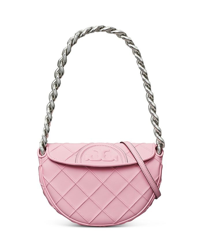 

Мини-сумка Fleming Soft Crescent Tory Burch