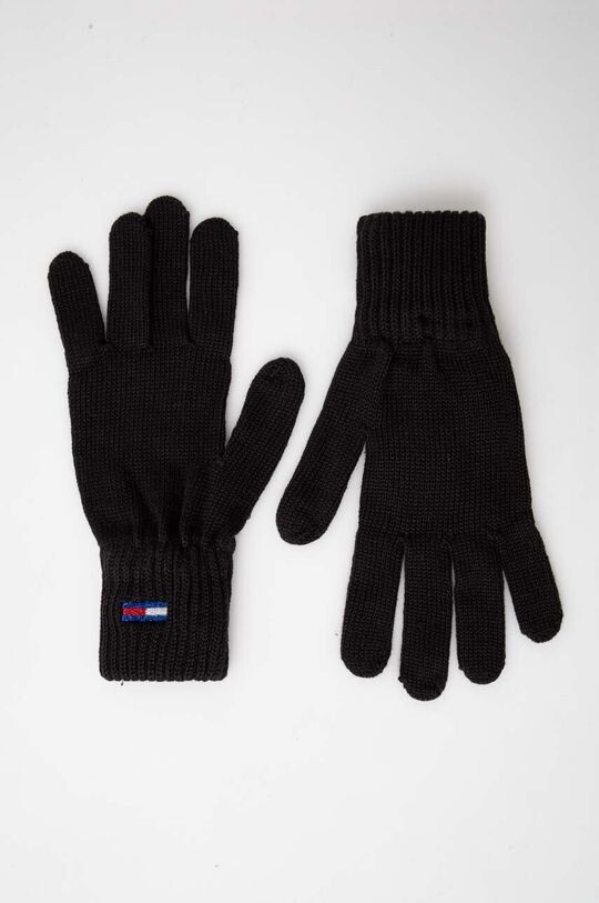 

Перчатки Томми Джинс Tommy Jeans, черный