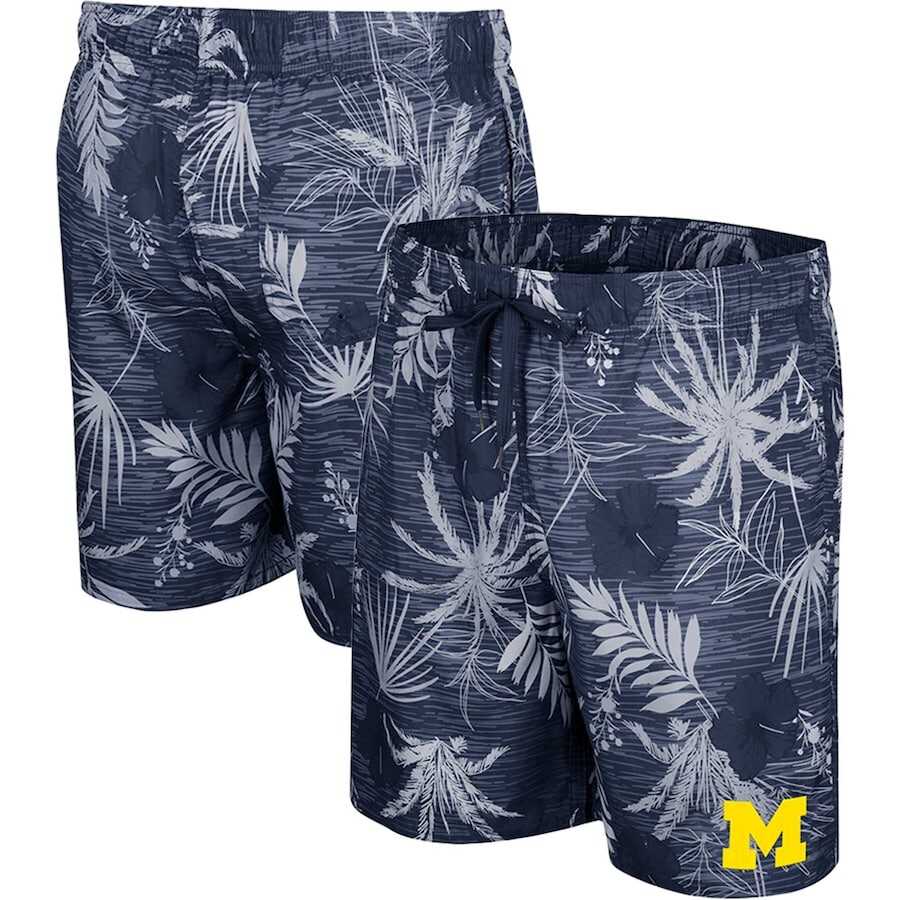 

Пляжные шорты Colosseum Michigan Wolverines, нави