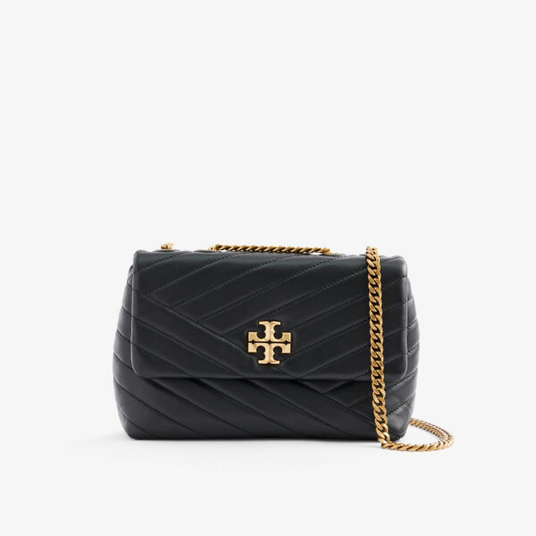 

Кожаная сумка через плечо Kira Tory Burch, черный