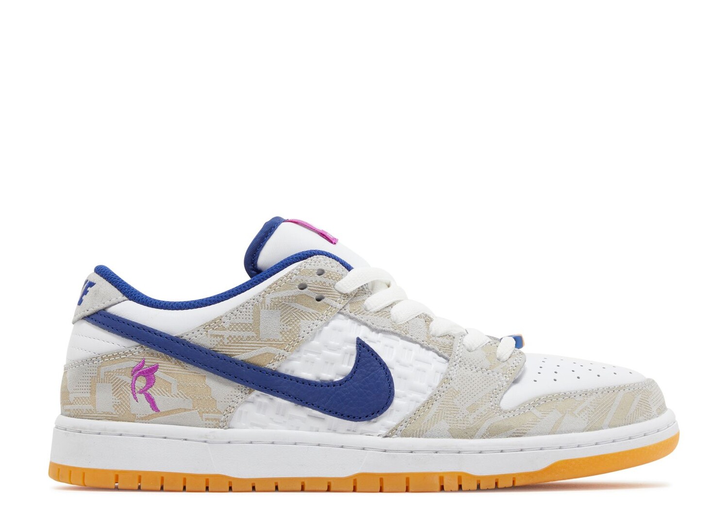 Кроссовки Nike Rayssa Leal X Dunk Low Sb 'Deep Royal Vivid Purple', белый кроссовки nike dunk low sb mummy белый