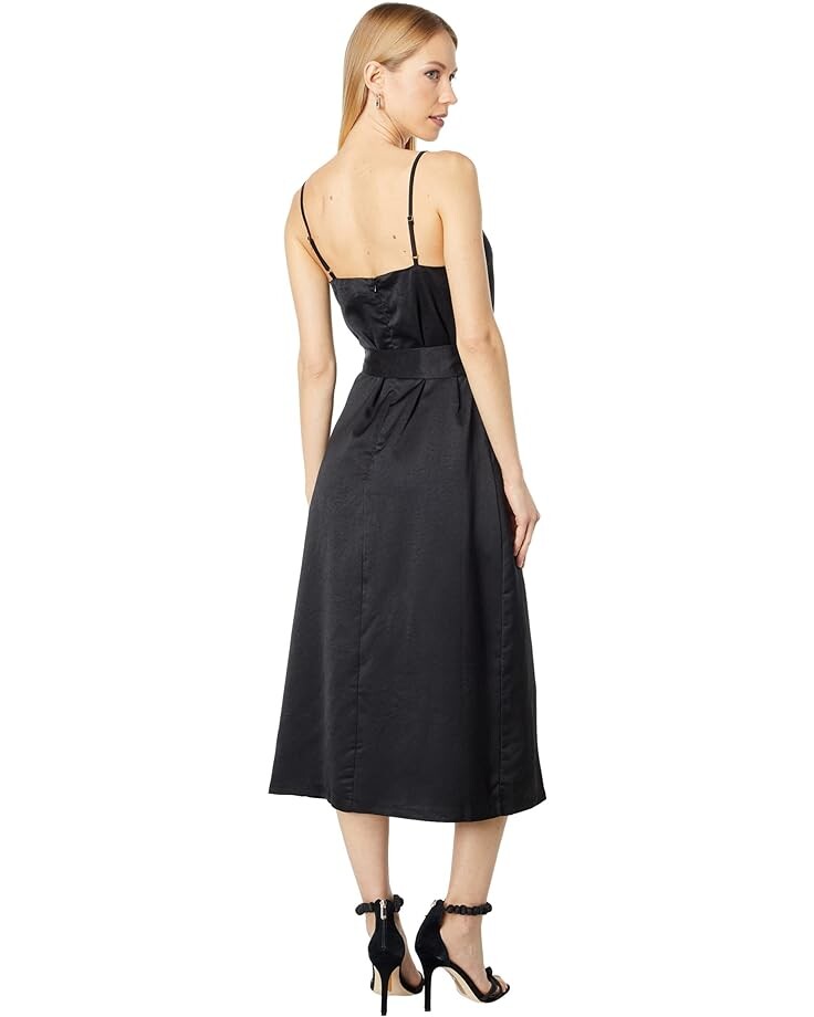 

Платье Lost + Wander Chase The Night Cowl Midi Dress, черный