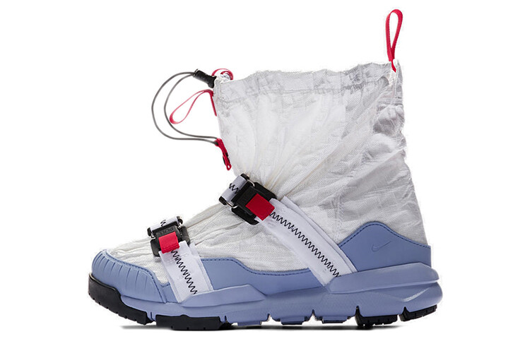 

Кроссовки унисекс Tom Sachs X Nike Mars Yard Overshoe Белый/Кобальтовый Bliss-Sport Красный-Черный