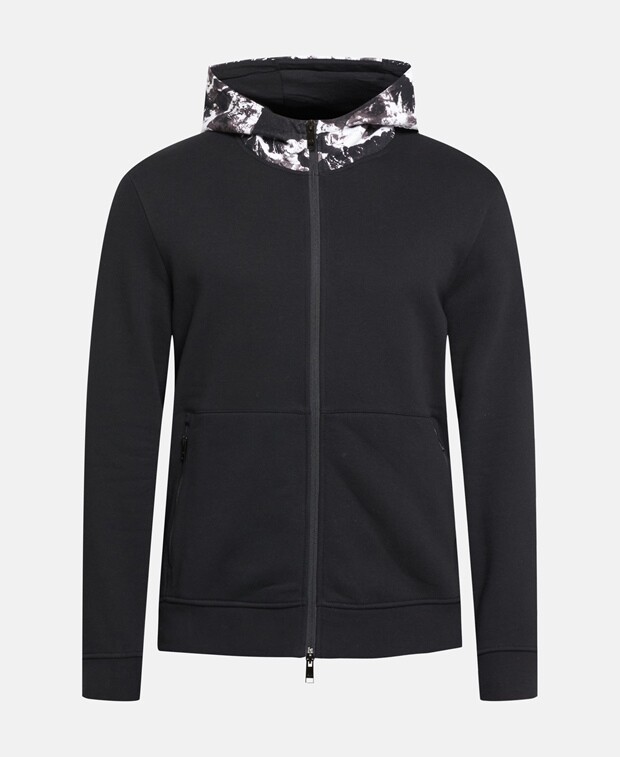 

Толстовка с капюшоном Armani Exchange, черный