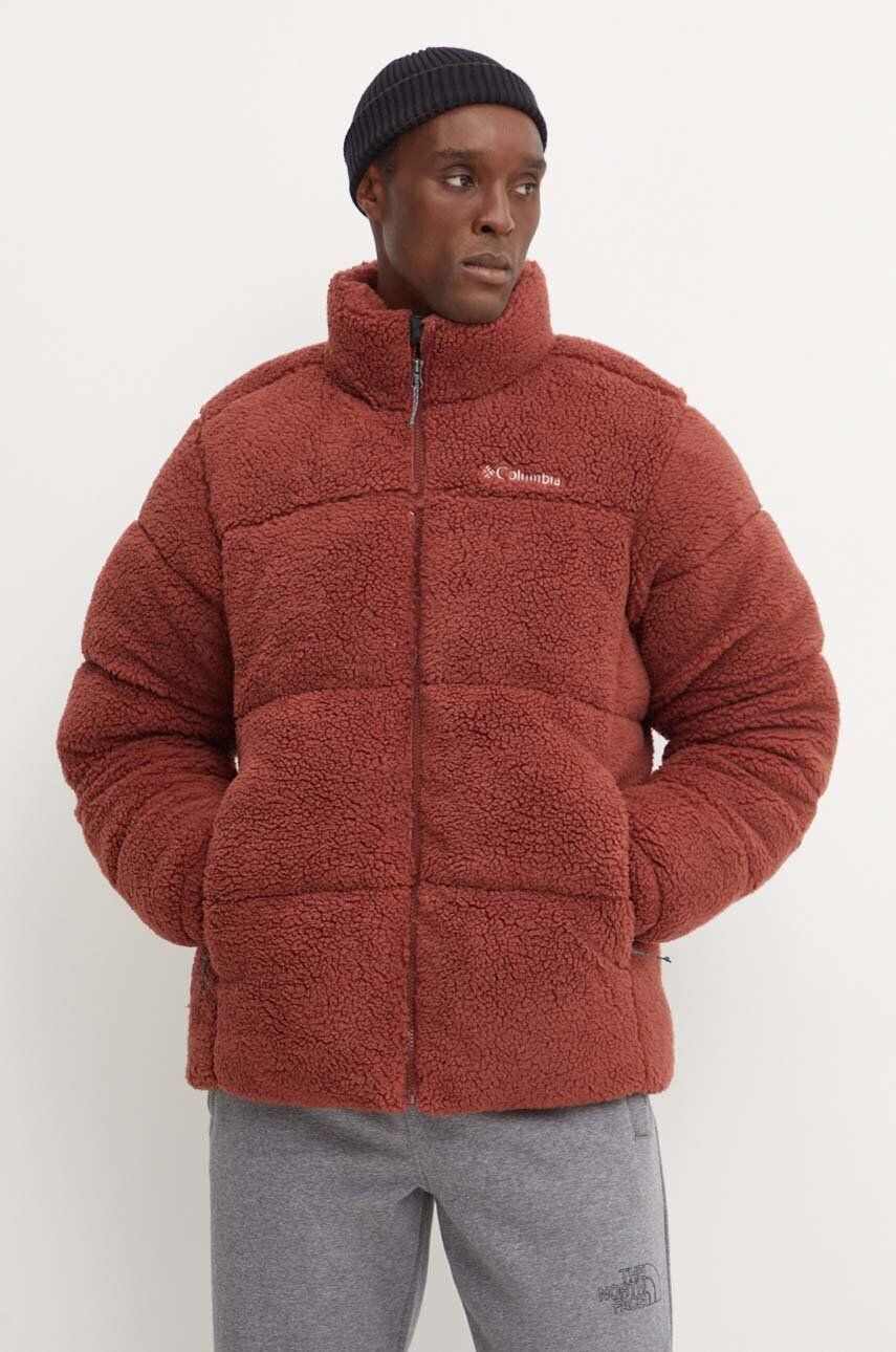

Куртка Columbia Puffett из шерпы, гранатовый