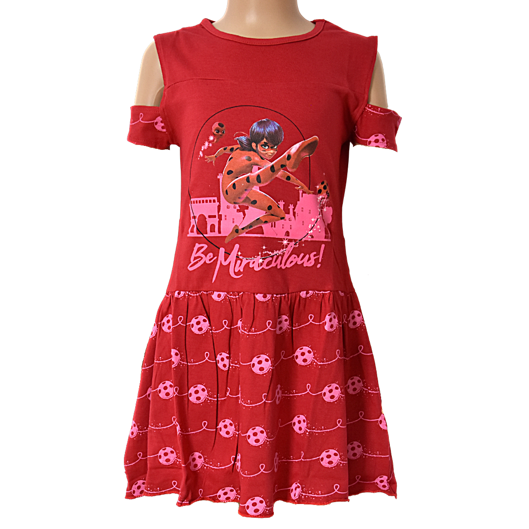 Платье Miraculous Sommer Miraculous Ladybug, красный кукла playmates toys miraculous ladybug paris wings 12 см 50401 желтый черный бежевый белый