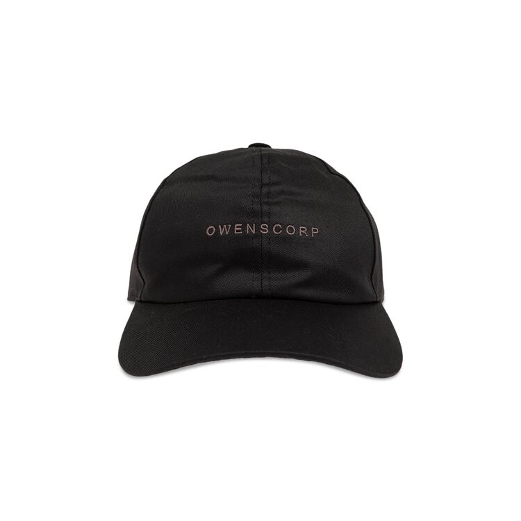 

Бейсболка Rick Owens OWENSCORP Baseball Cap, цвет Black/Dust