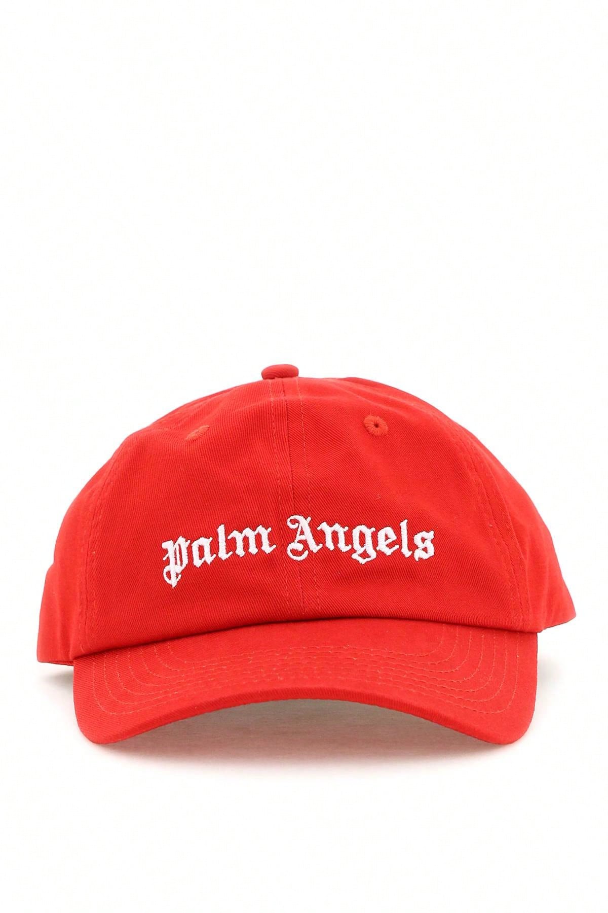 цена Бейсболка с логотипом Palm Angels Palm Angels, красный