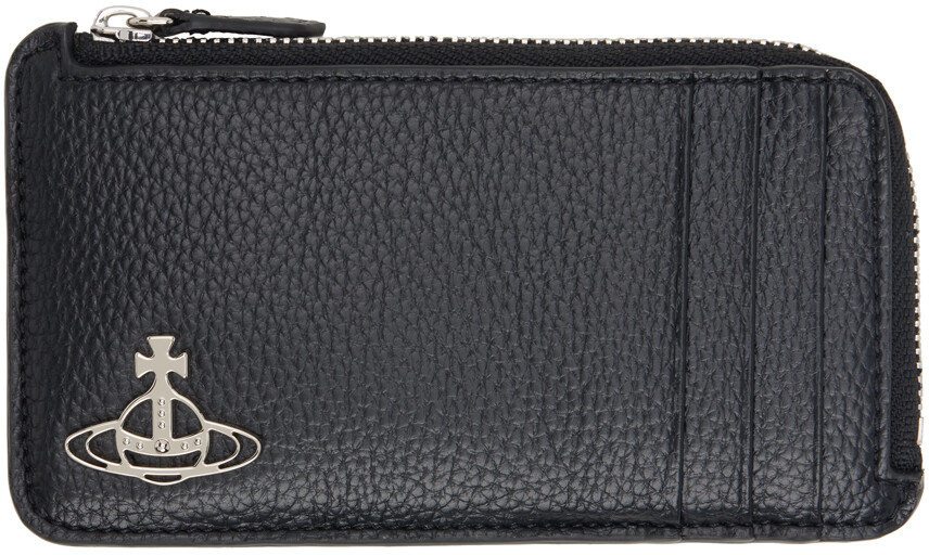 

Черная визитница на молнии Vivienne Westwood, цвет Black