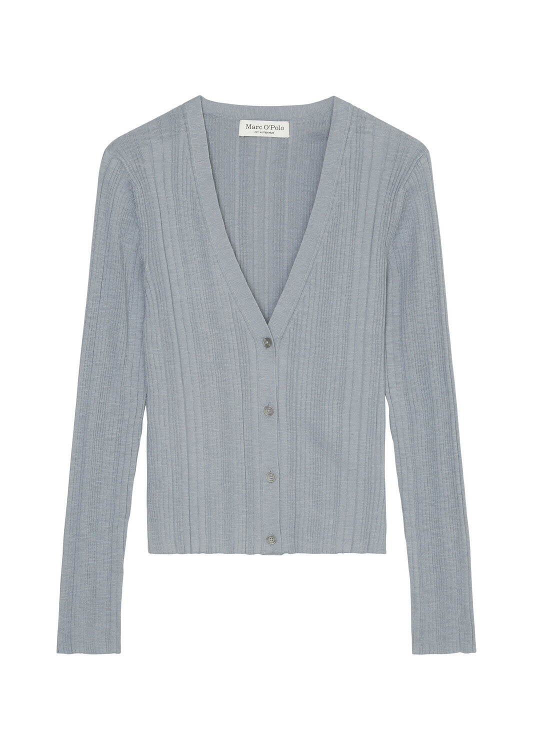 

Кардиган Marc O'Polo Rippstrick slim, цвет nordic sea