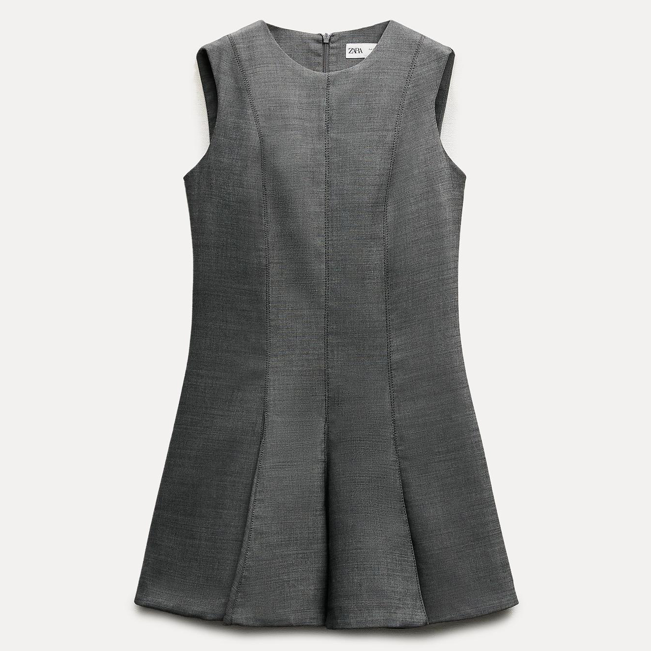 Платье Zara ZW Collection Skater, серый