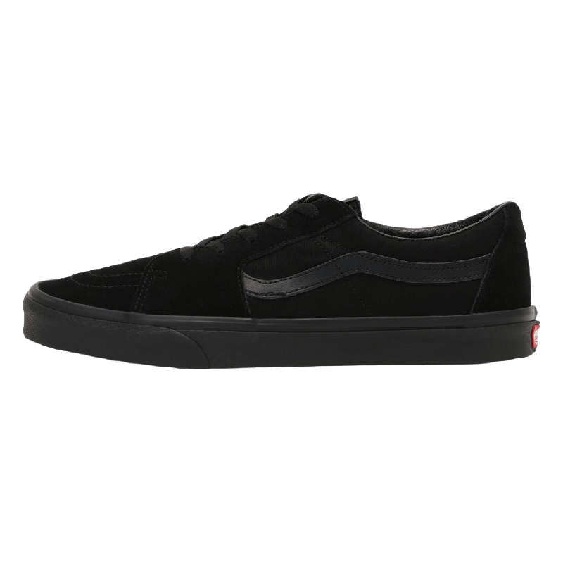 Кеды Vans Sk8-low unisex на шнуровке, черный - фото