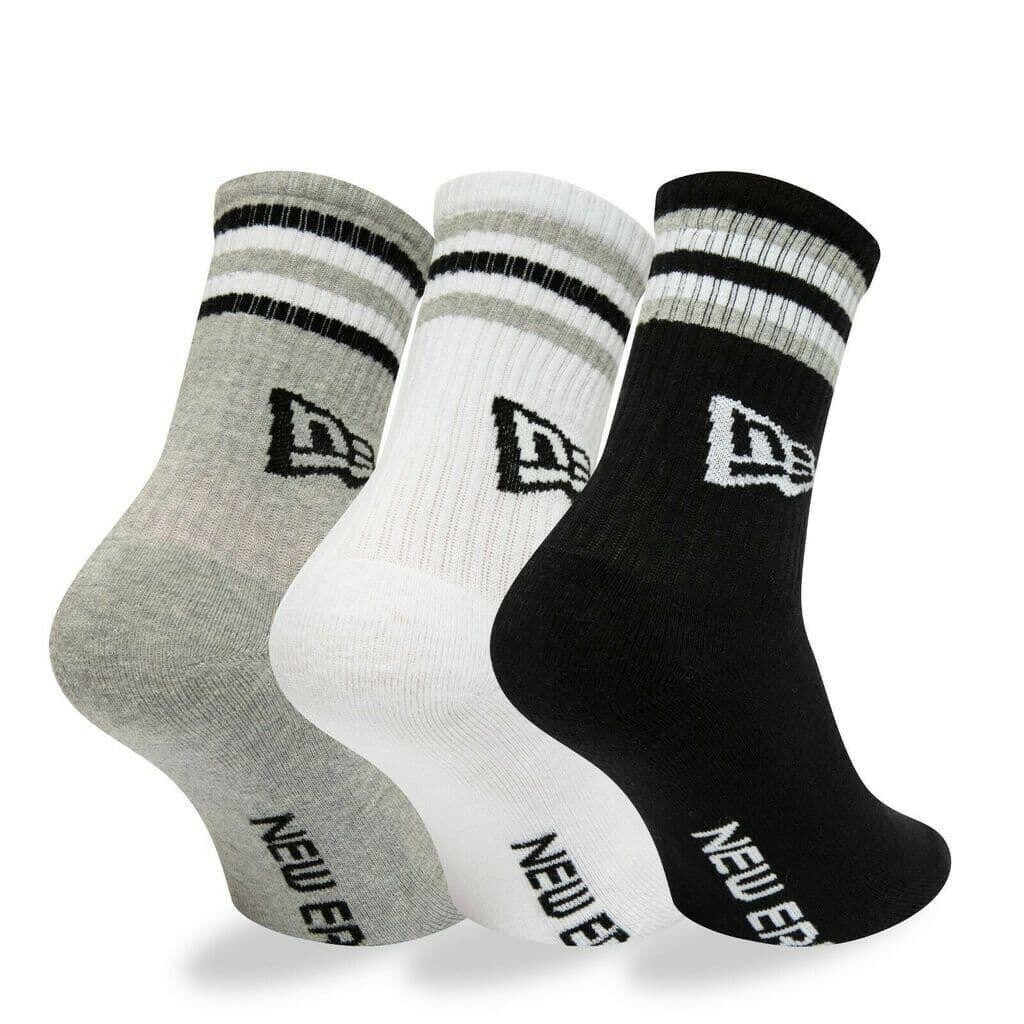 

Носки в стиле ретро New Era Stripe, черный/черный/белый