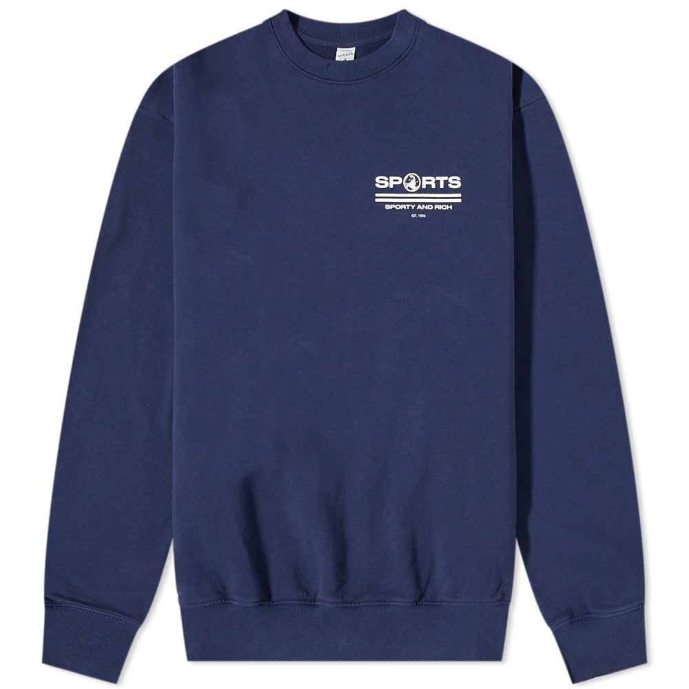

Толстовка Sporty & Rich Sports Crew Sweat, Синий