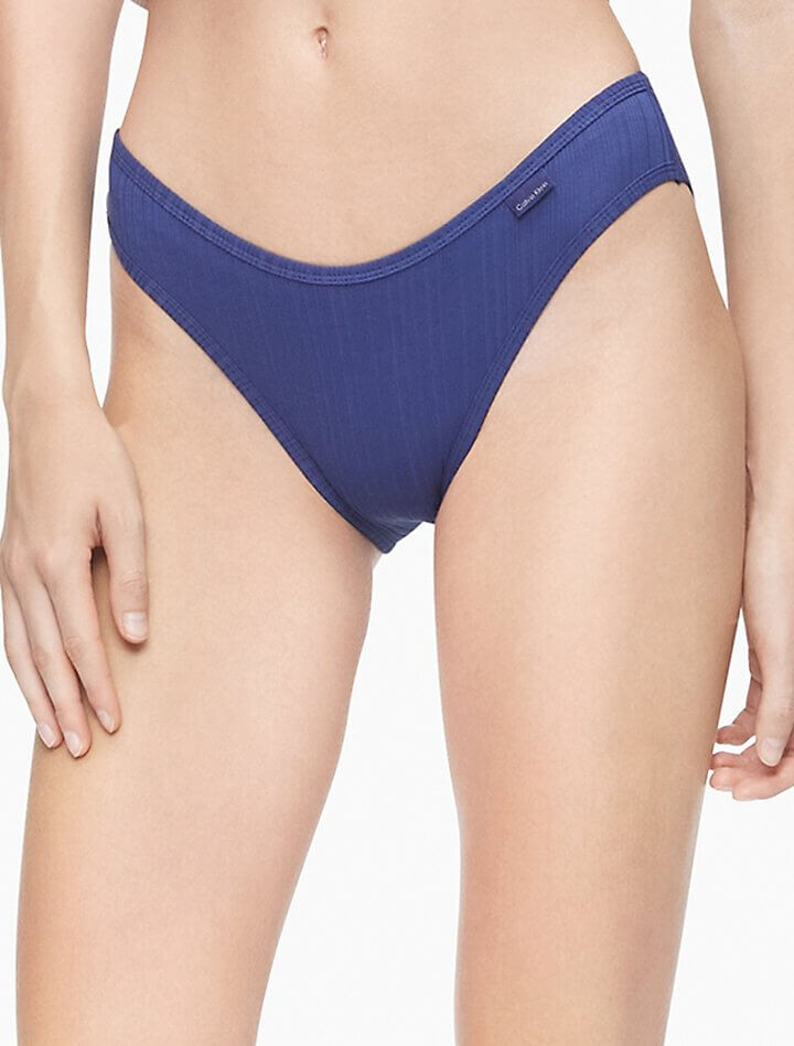 

Трусы бикини Calvin Klein Ribbed, фиолетовый
