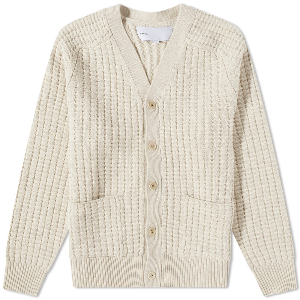 

Джемпер Adsum Waffle Cardigan, Серый