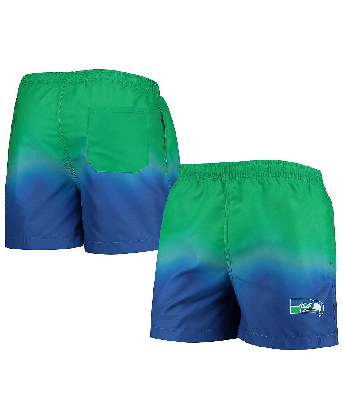 Мужские шорты для плавания royal seattle seahawks в стиле ретро с эффектом погружения в краску FOCO seahawks виниловая пластинка seahawks island visions