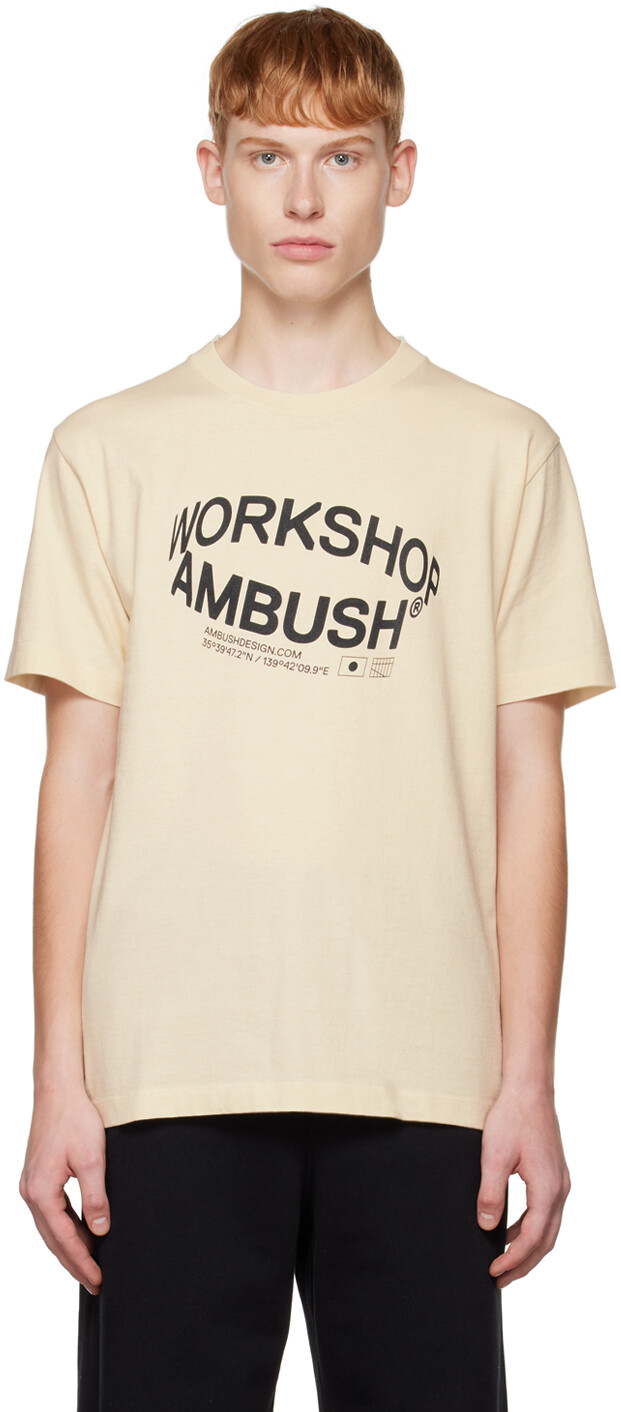 

Бежевая футболка Revolve AMBUSH