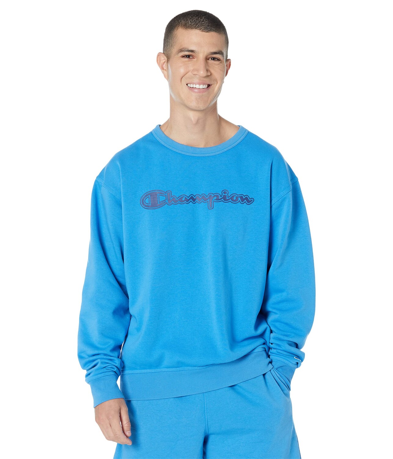 Champion Vintage Wash Varsity Crew Sweatshirt CDEK.Shopping