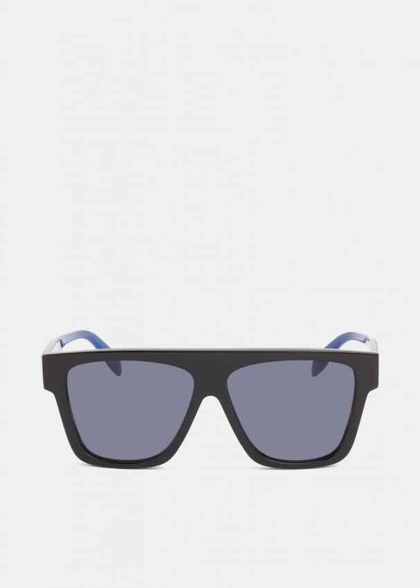

Солнечные очки ALEXANDER MCQUEEN Selvedge sunglasses, синий