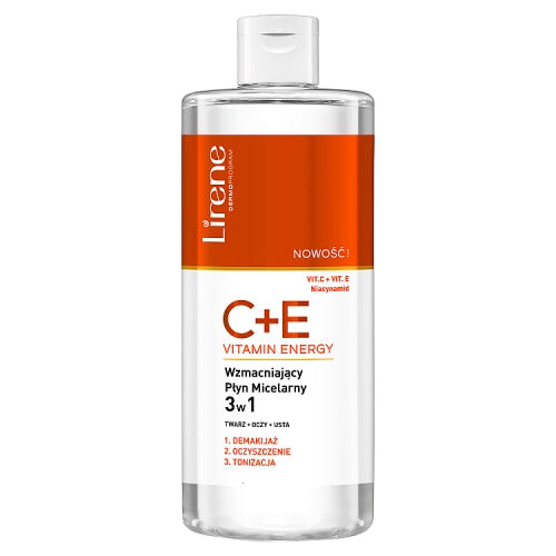 

Lirene C+E Vitamin Energy укрепляющая мицеллярная жидкость 3в1 400мл