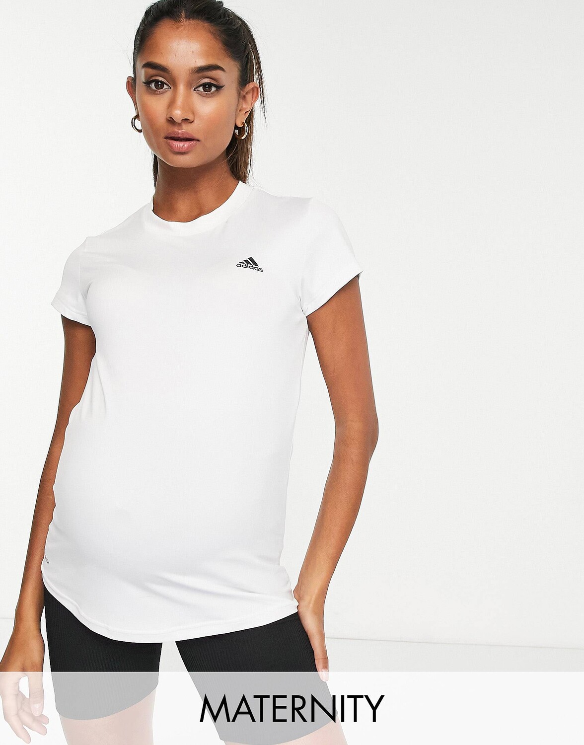 

Белая футболка для беременных adidas Training, Белый