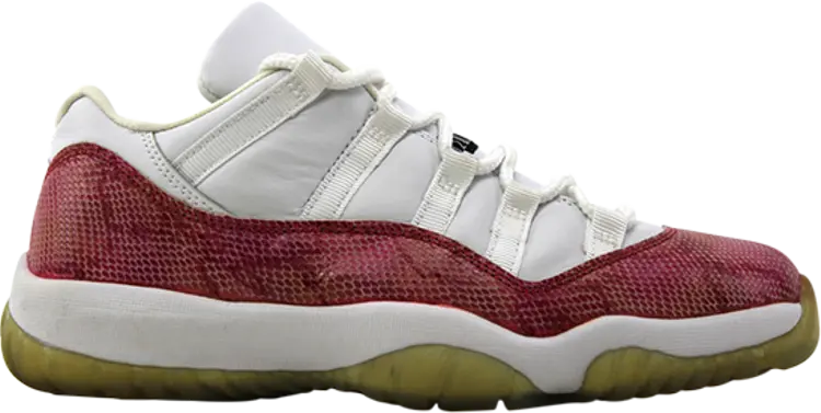 

Кроссовки Wmns Air Jordan 11 Retro Low Snakeskin, белый
