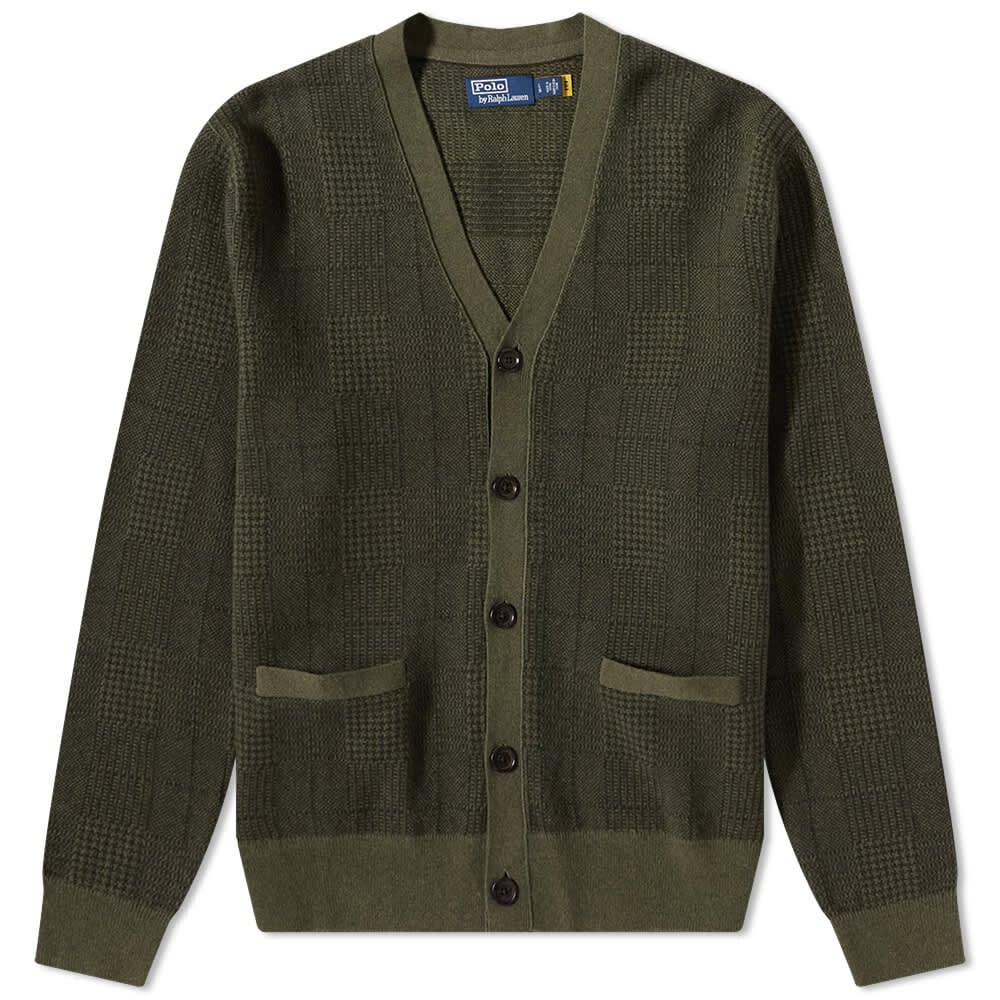 

Джемпер Polo Ralph Lauren Houndstooth Cardigan, Серый