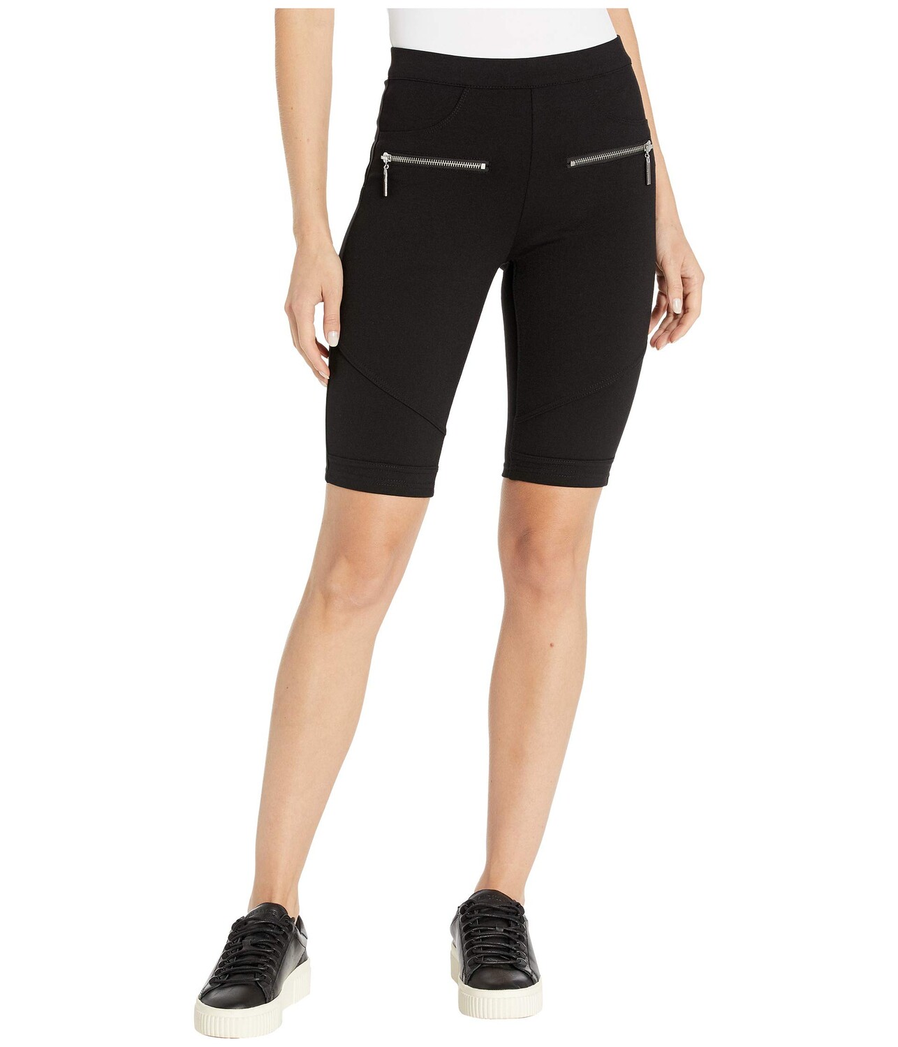 

Шорты Blank NYC, Pull-On Shorts with Zipper Detail