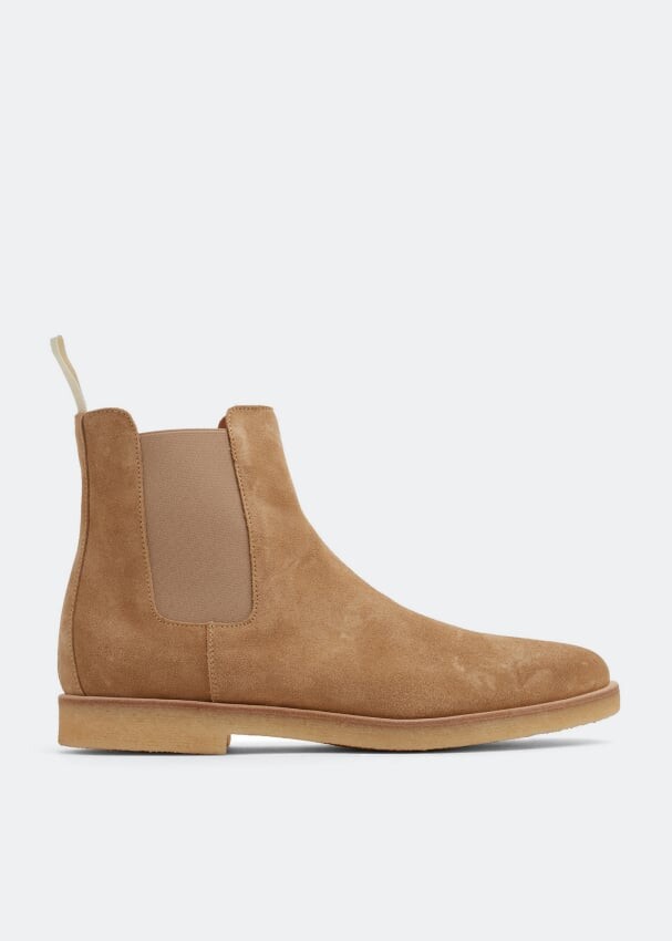 

Ботинки COMMON PROJECTS Suede Chelsea boots, коричневый