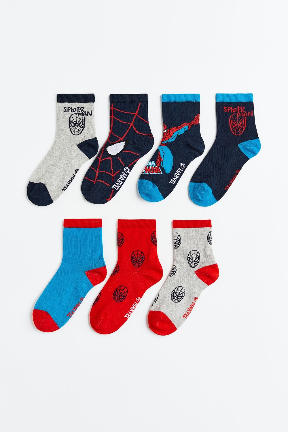 

7 пар носков H&M Spider-Man, темно-синий