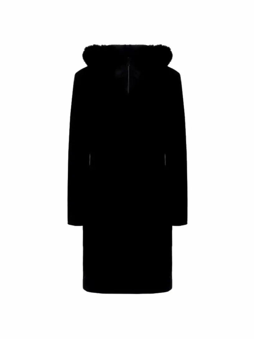 Пальто Cinzia Rocca пардессю cinzia rocca силуэт прямой размер 44 черный