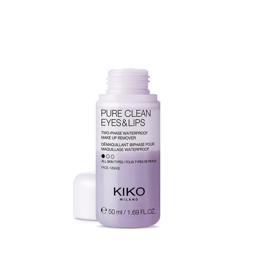 

KIKO Milano Pure Clean Eyes & Lips Мини двухфазное средство для снятия макияжа с глаз и губ 50мл