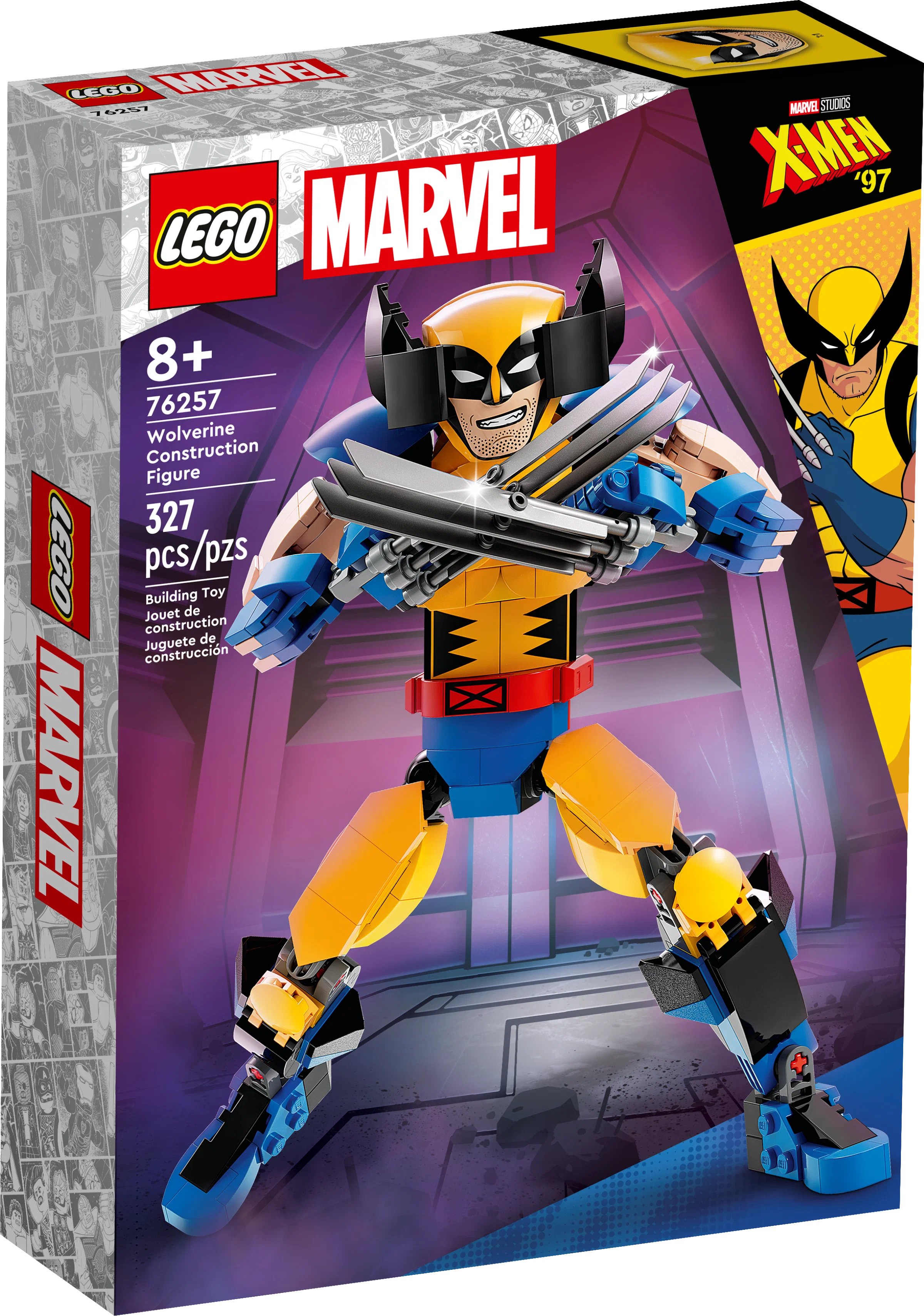 Конструктор Lego Marvel Wolverine Figure 76257, 327 деталей конструктор lego marvel wolverine figure 76257 327 деталей