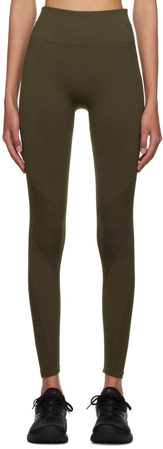

Леггинсы цвета хаки Pirenei Max Mara Leisure