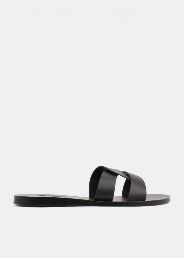 Сандалии ANCIENT GREEK SANDALS Desmos sandals, черный светло коричневые сандалии desmos ancient greek sandals