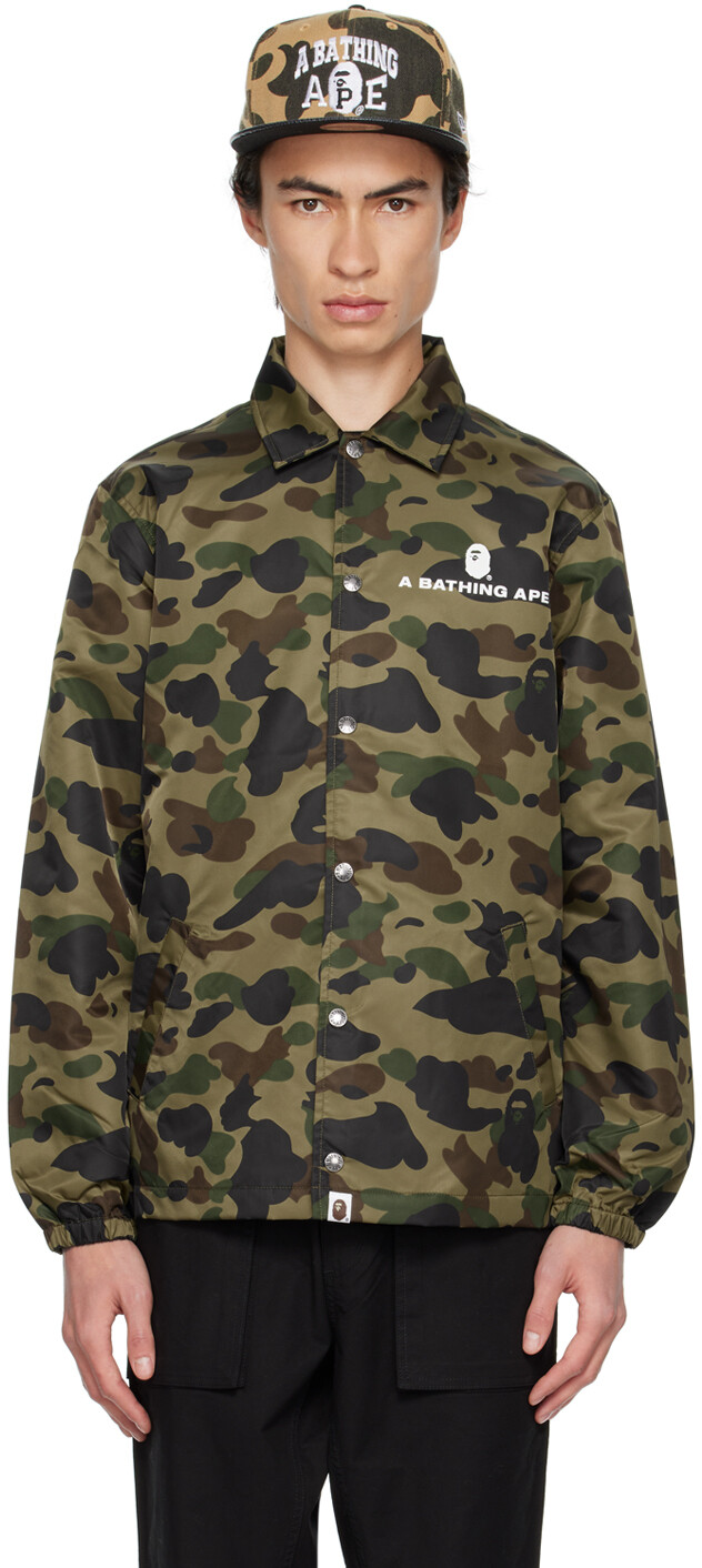 

Зеленая спортивная куртка BAPE