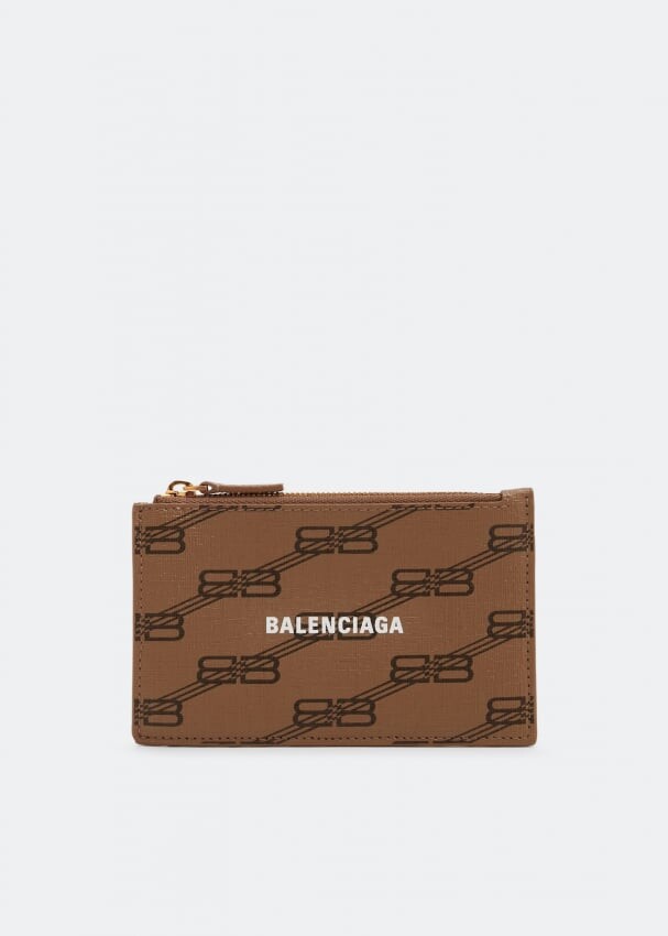 Картхолдер BALENCIAGA Long cash coin & cardholder, принт картхолдер balenciaga cash card holder принт