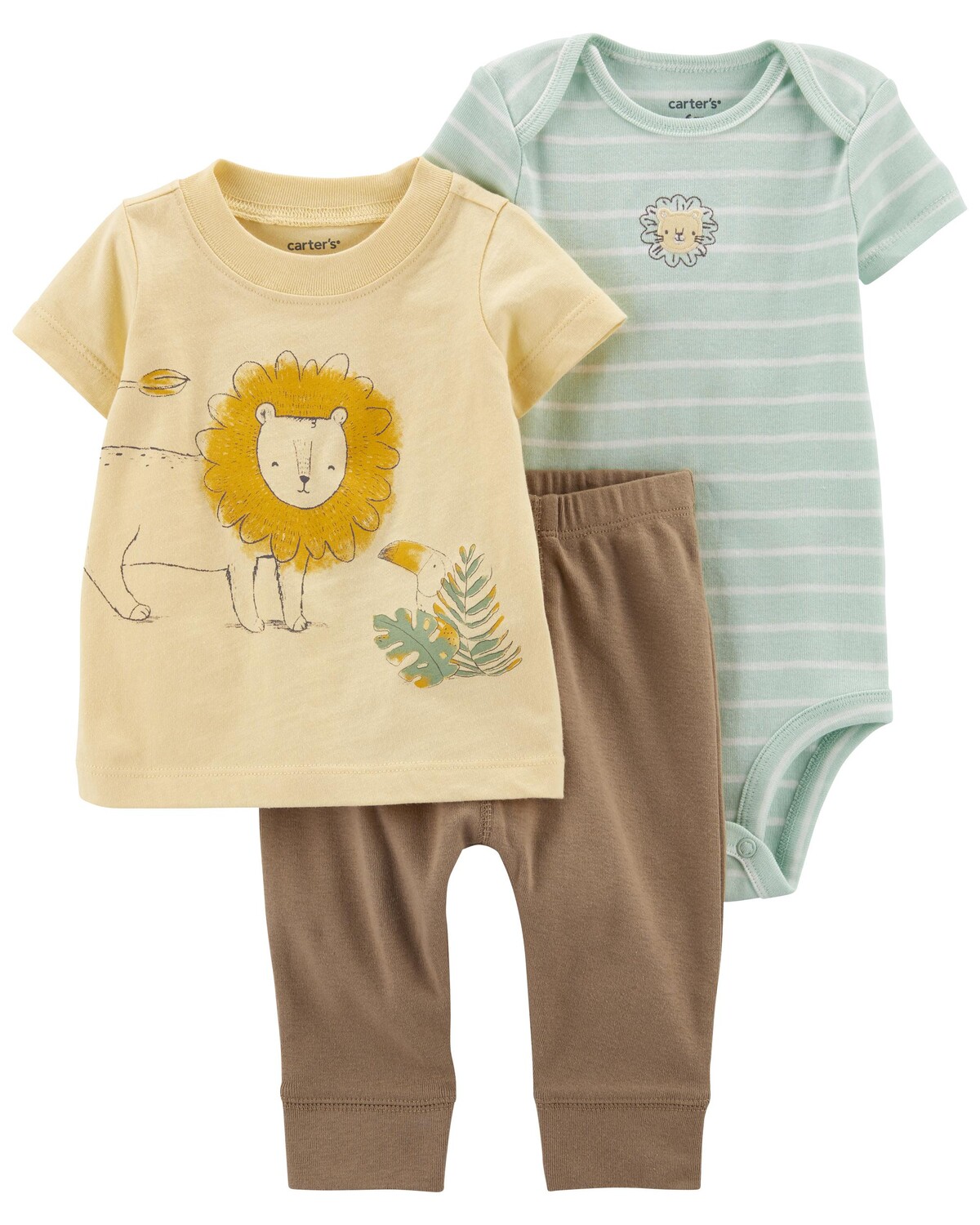 

Набор персонажей Baby Lion Little из 3 предметов Carter's, мультиколор