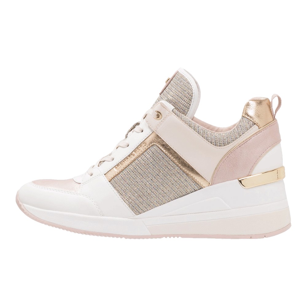 Michael kors hot sale georgie trainer pink