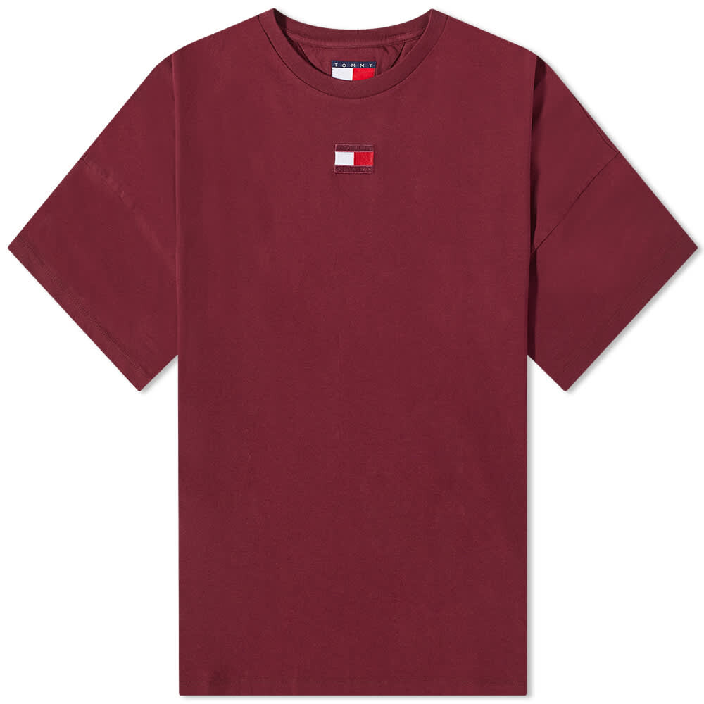 

Футболка Tommy Jeans Split Hem Flag Tee, Коричневый