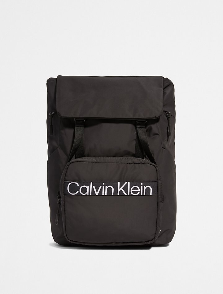 

Рюкзак CK Sport Active Icon с клапаном Calvin Klein, черный