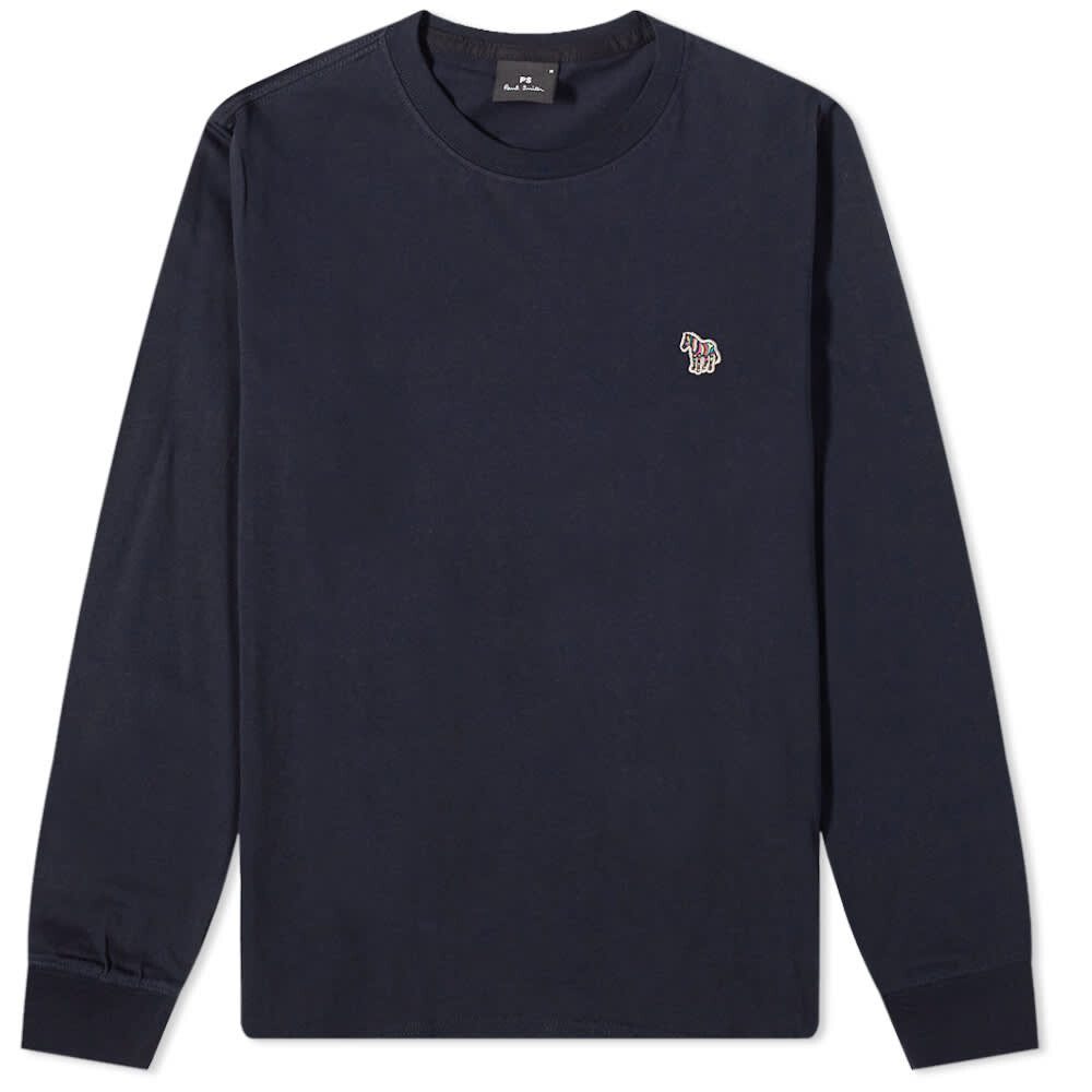 

Футболка Paul Smith Long Sleeve Zebra Logo Tee, Черный