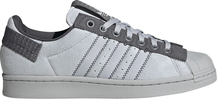 Кроссовки Adidas Parley x Superstar 'Light Solid Grey', серый - фото