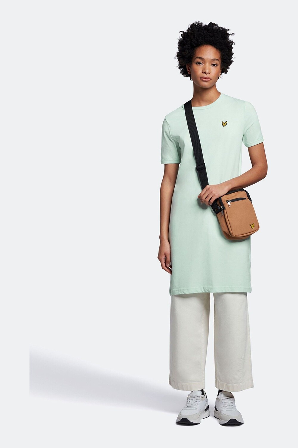 

Зеленое платье-футболка Lyle & Scott, зеленый